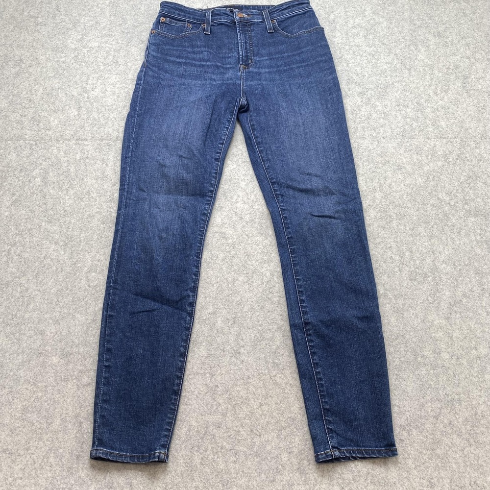 J.Crew Slim Skinny Jeans Womens 29 (28x28) Blue Medium Wash Stretch Denim
